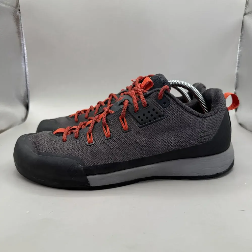 Black Diamond Technician Approach Shoes Mens 12 Gray Red Trail Climbing Sneakers